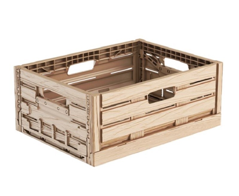 Caja de Madera Natural 40 x 30 cm】