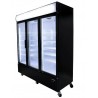 Vitrina Refrigerada tres puertas abatible NEGRO